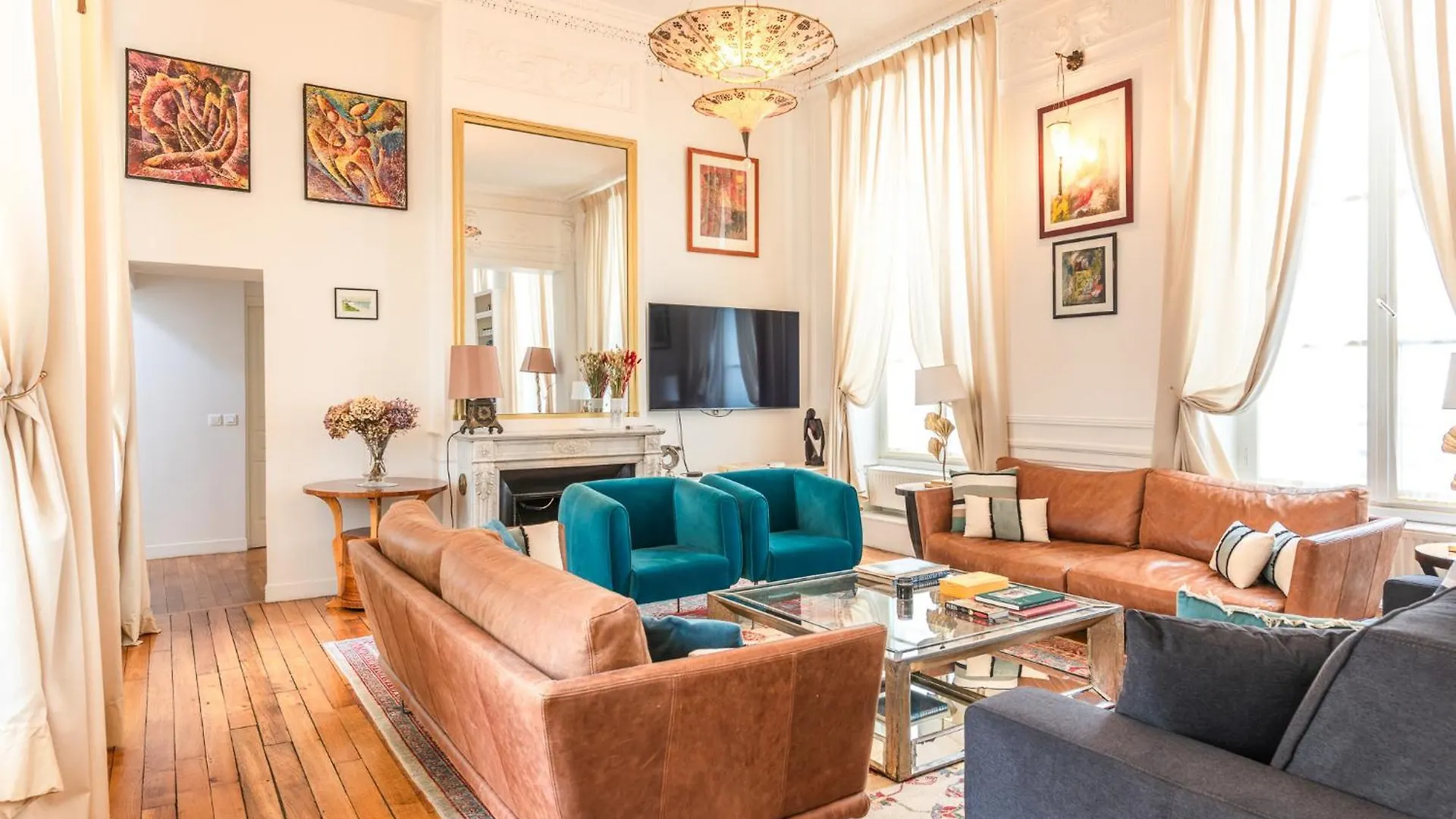 Luxury Typical Parisian Flat - 5 Min From Louvre דירה
