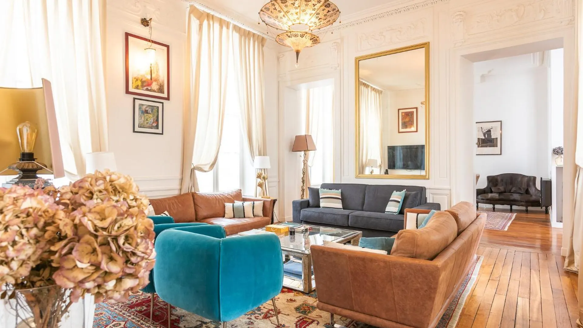 Luxury Typical Parisian Flat - 5 Min From Louvre פריז